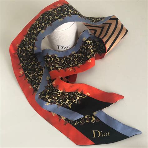 Dior silk twilly